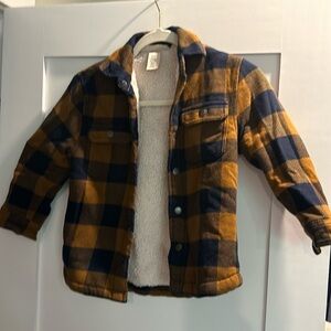 Kids H&M shearling jacket | Fall vibes